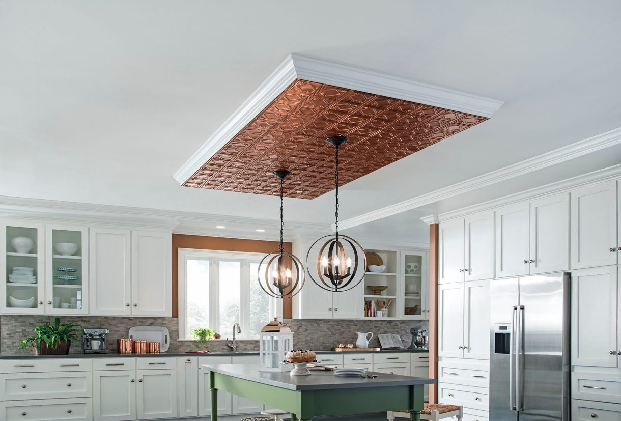 kitchen island ceiling design